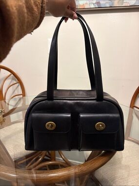 Coach Black Twin Turnlock